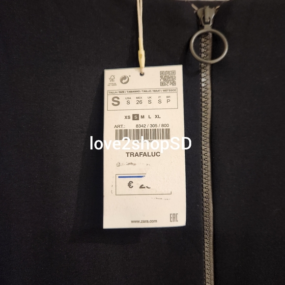 Zara Midi Little Black shoulder dress black off shoulder XS S 4034 NWT - Picture 4 of 6